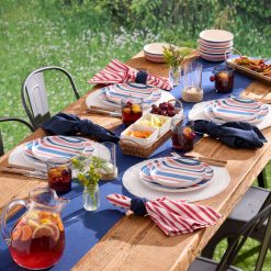 Alternative view of Lenox Heritage Lenox Heritage 24 Seven Melamine Stripe 12-Piece Dinnerware Set