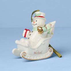 Lenox Heritage Lenox Heritage Personalized Snowman Ornament