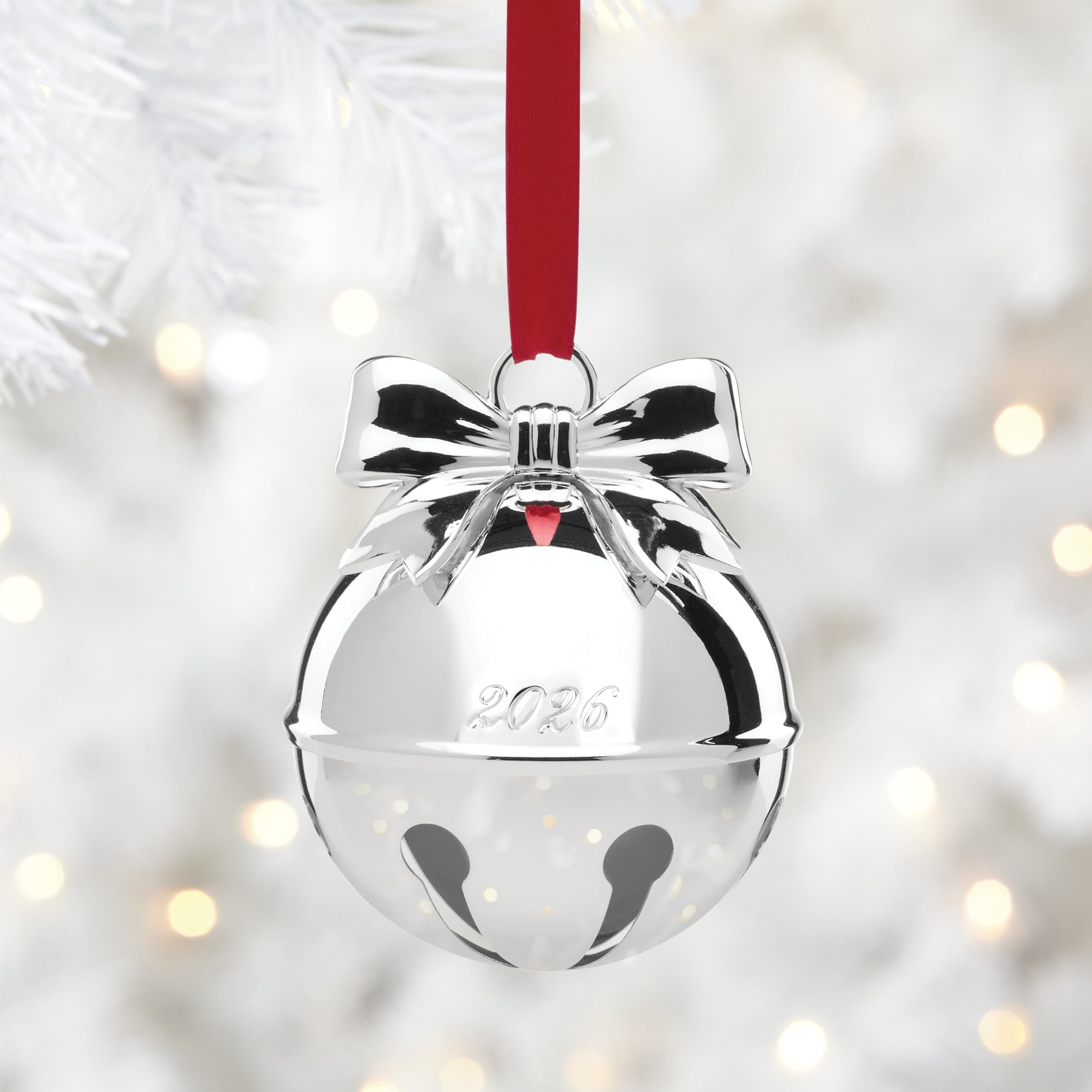 Lenox Heritage Lenox Heritage 2026 Jingle Bell Silverplate Ornament - Image 2