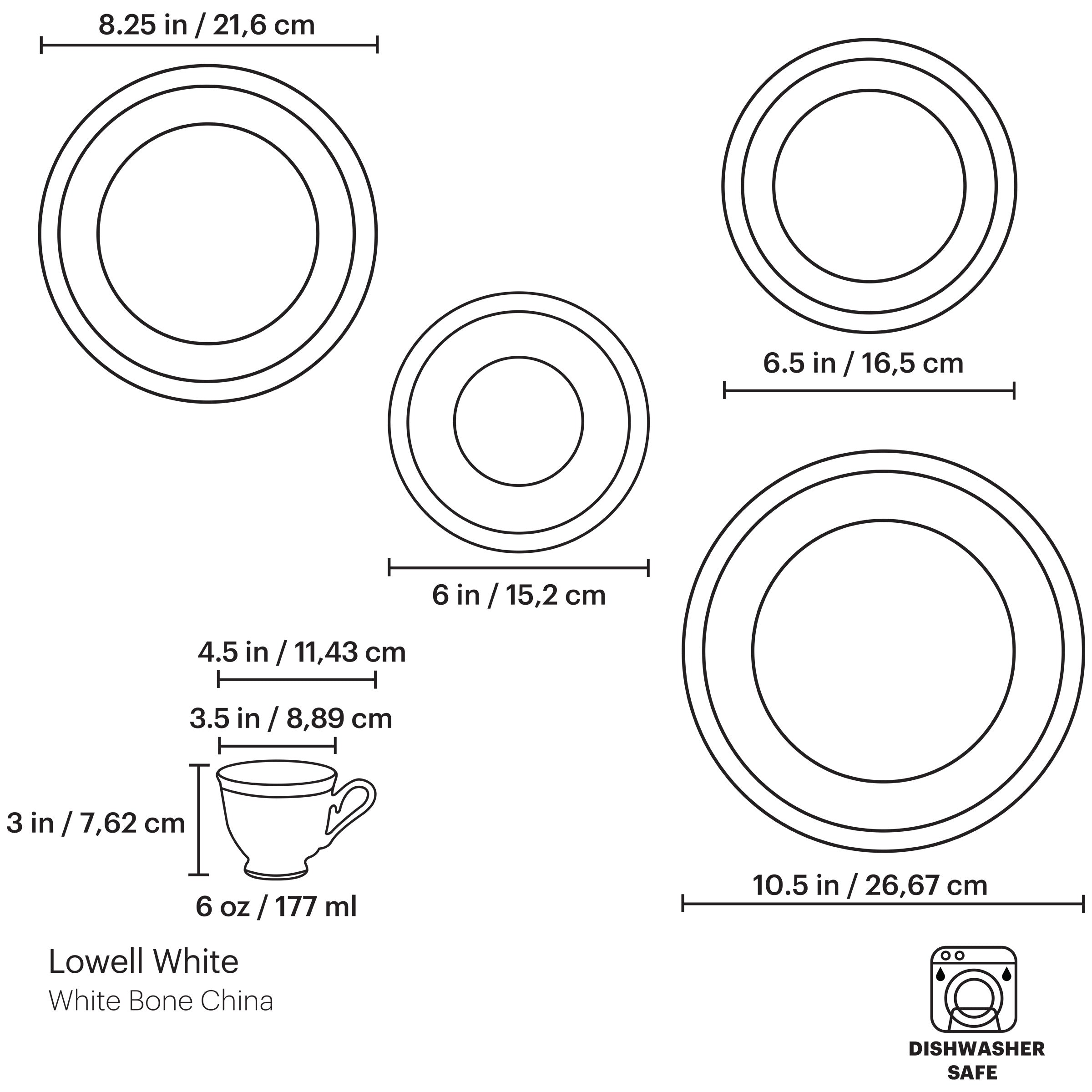 Lenox Heritage Lenox Heritage Lowell White 5-Piece Place Setting - Image 2