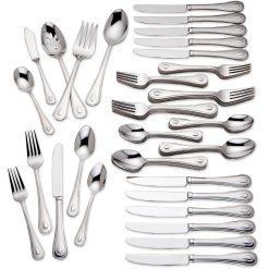 Alternative view of Lenox Heritage Lenox Heritage French Perle 65-Piece Flatware Set