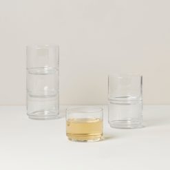Alternative view of Lenox Heritage Lenox Heritage Tuscany Classics Stackable Clear Short Glasses, Set of 6
