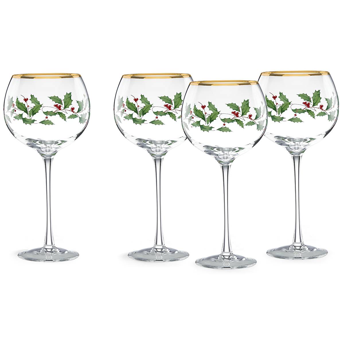 Lenox Heritage Lenox Heritage Holiday Balloon Glasses, Set of 4 - Image 10