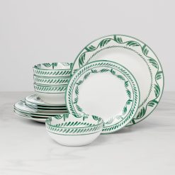 Lenox Heritage Lenox Heritage Solear Green 12-Piece Dinnerware Set