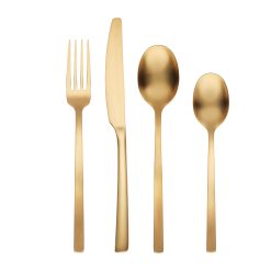 Lenox Heritage Lenox Heritage Beacon Gold Satin 16-Piece Flatware Set