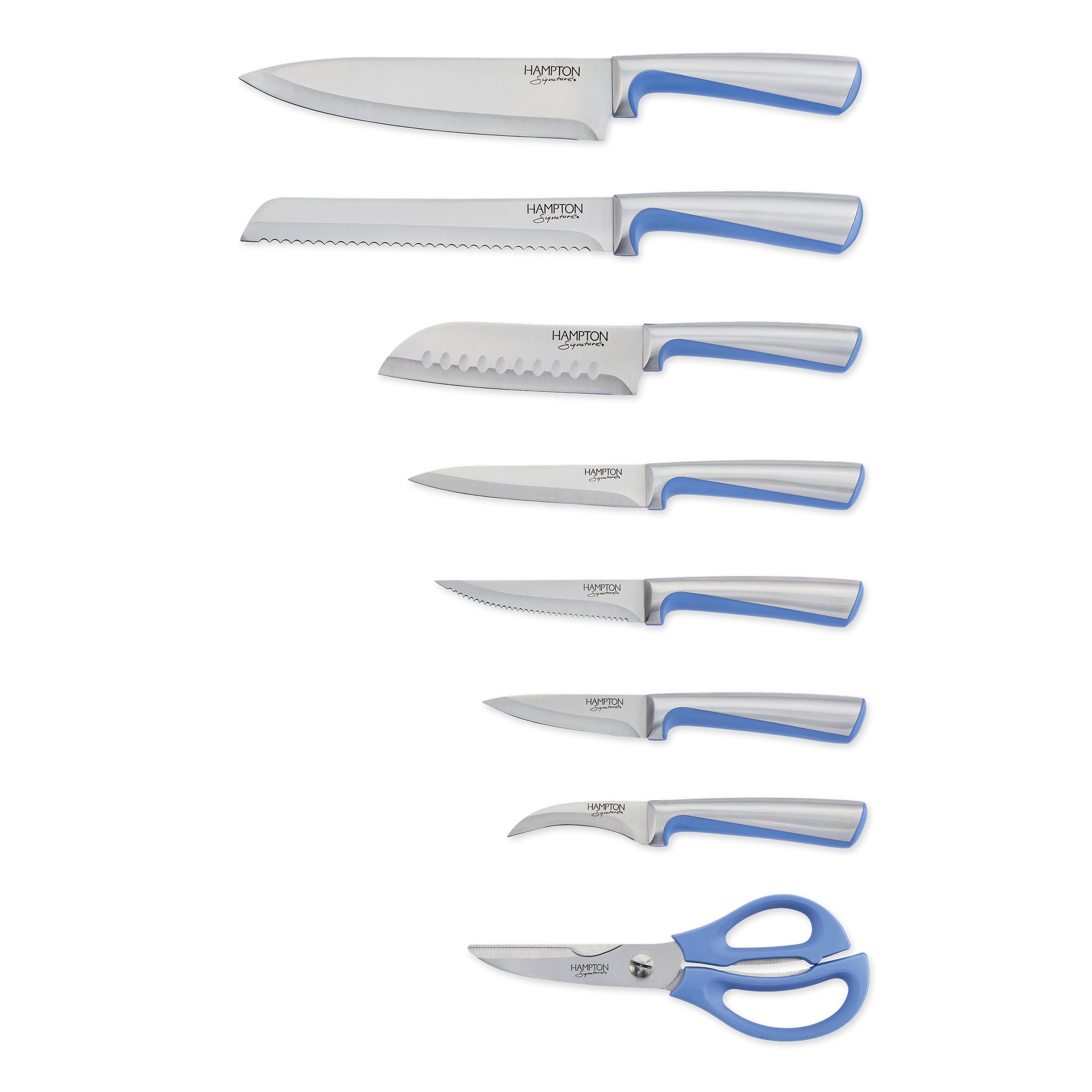 Lenox Heritage Lenox Heritage Orion Blue 14-Piece Cutlery Block Set - Image 3