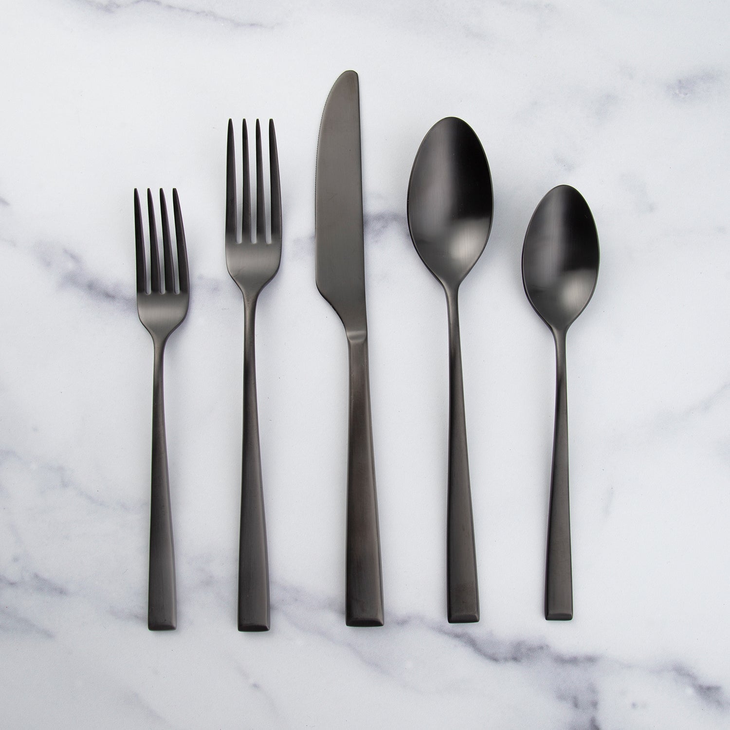 Lenox Heritage Lenox Heritage Marlise Black Satin 20-Piece Flatware Set