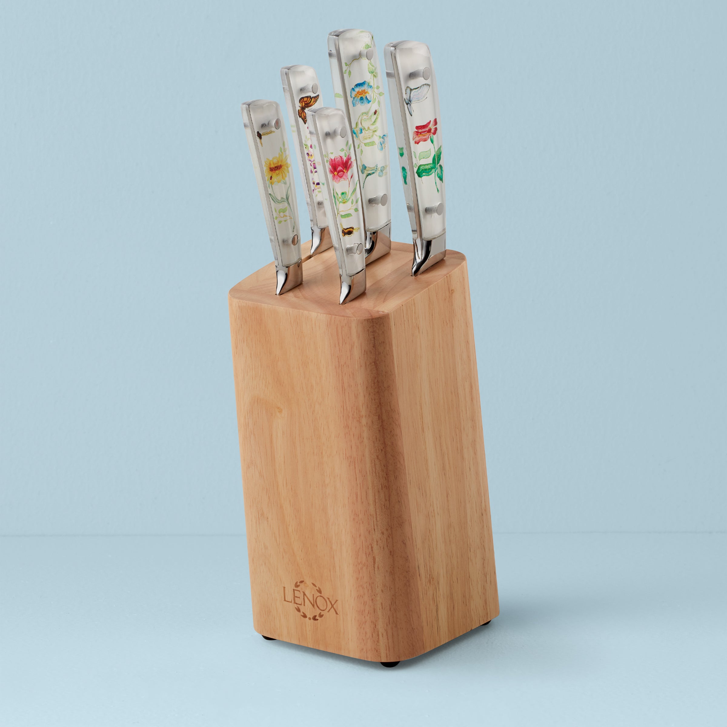 Lenox Heritage Lenox Heritage Butterfly Meadow 6-Piece Cutlery Block Set